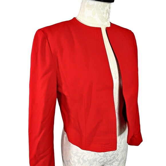 Vintage Pendleton Wool Cropped Blazer Women's Petite - Picture 5 of 11